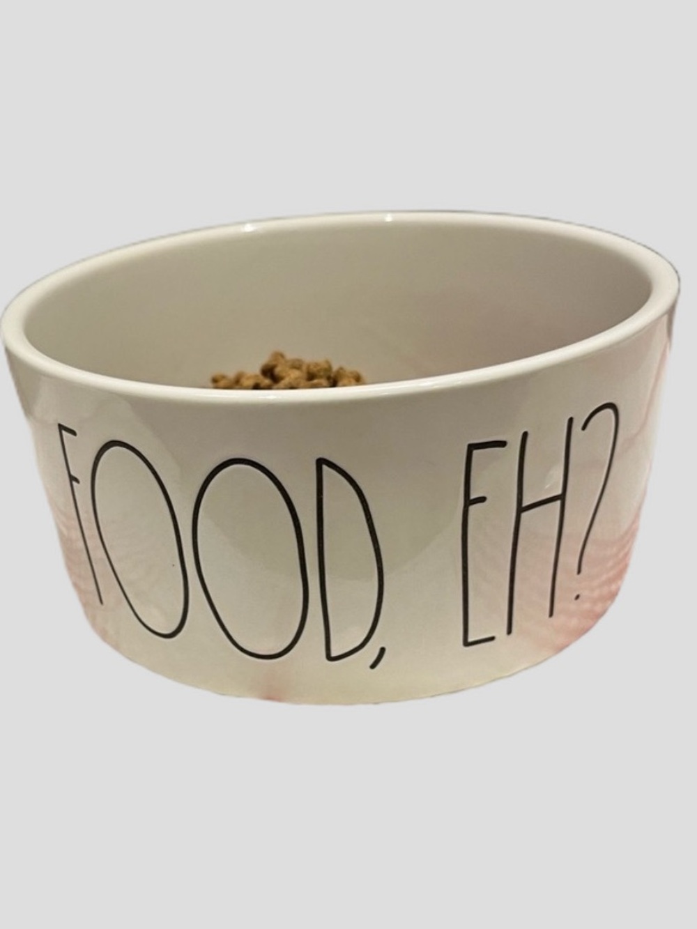 RAE DUNN Pet Dog Cat Food Bowl FOOD, Eh?